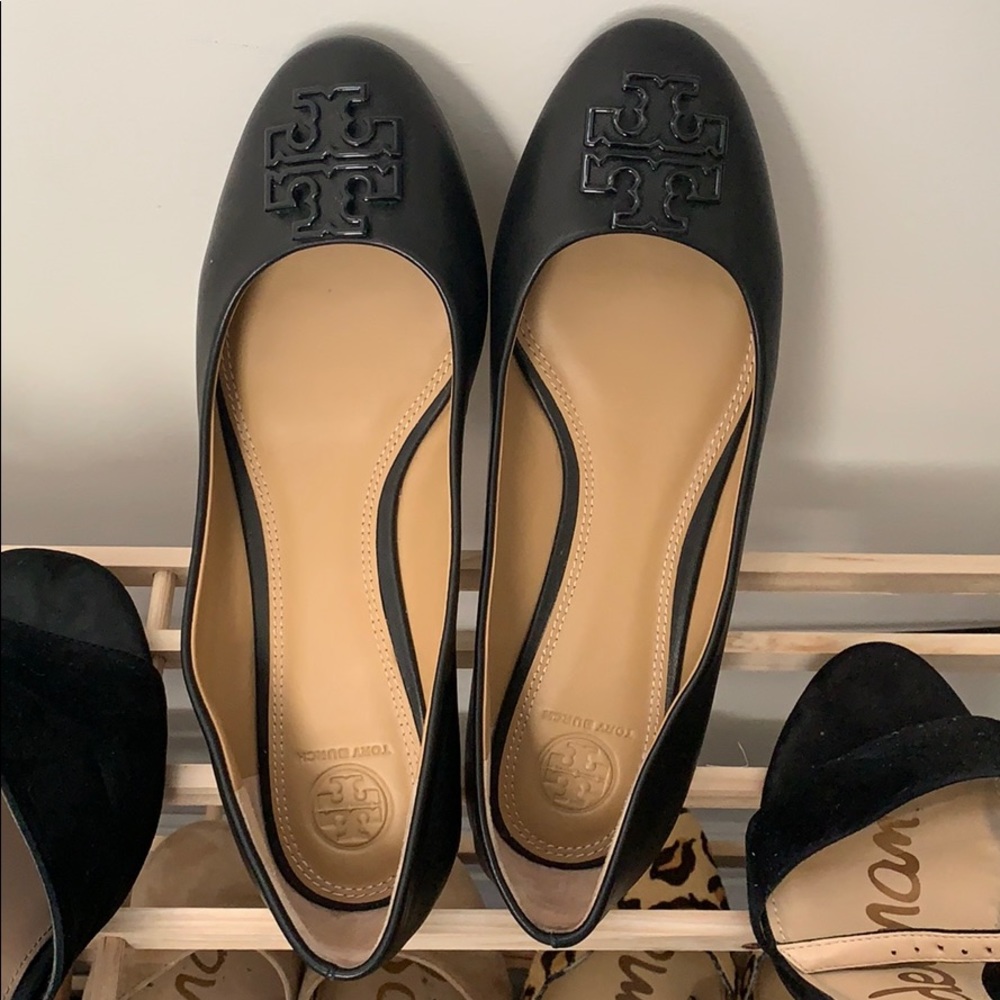 Tory Burch flats -Size 8-worn once!